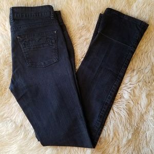 ZARA BLACK JEANS DISTRESSED WITH THAT STRETCH!